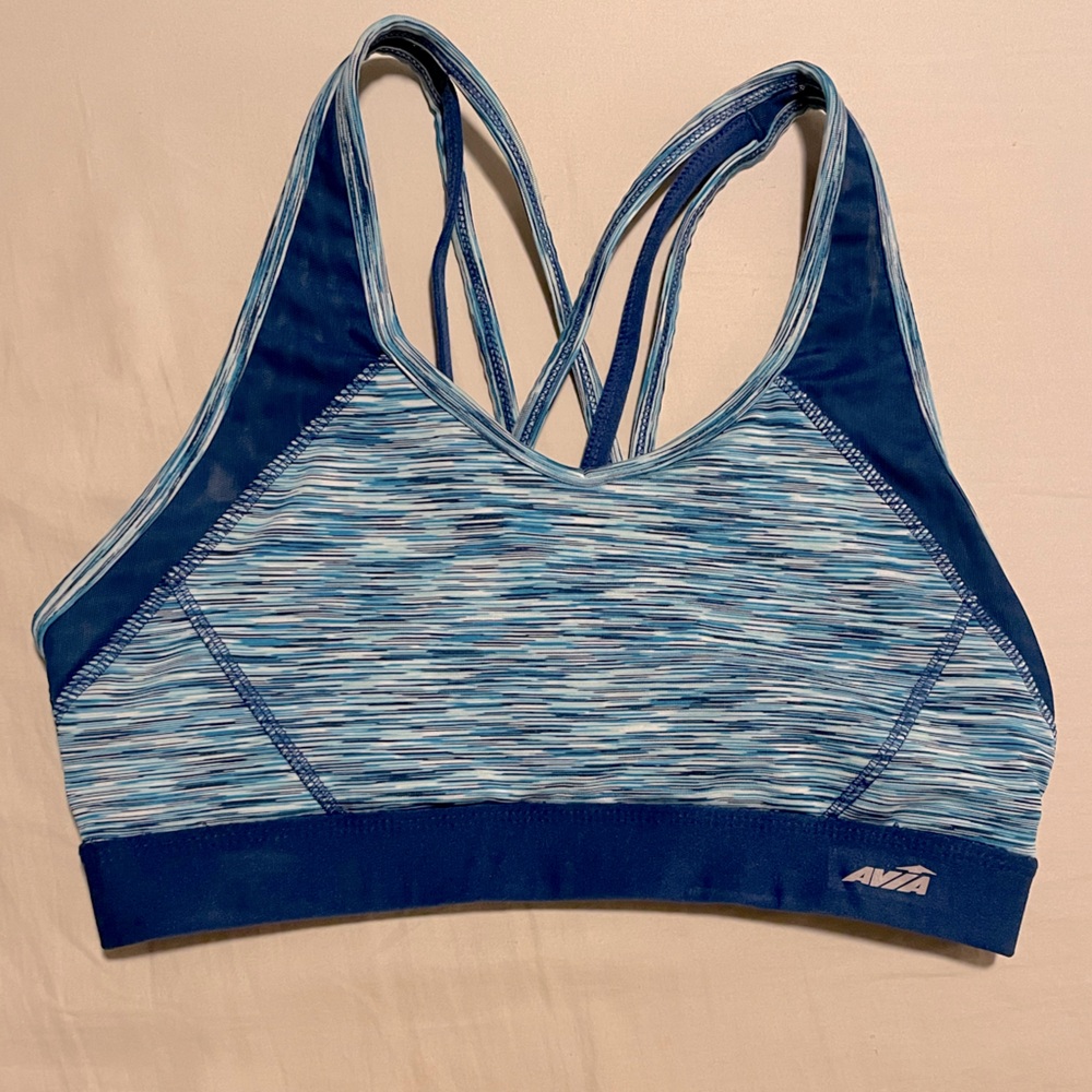 Avia Sports Bra, Size M, Medium Support, Breathable Mesh